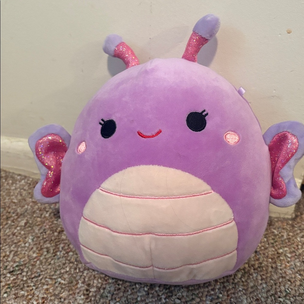 Squishmallows Pink and Purple Brenda Plush